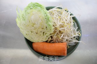 素炒饼的做法步骤：2