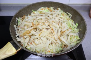 素炒饼的做法步骤：9