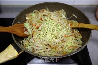 素炒饼的做法步骤：10
