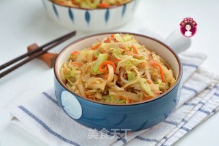 素炒饼的做法步骤：11