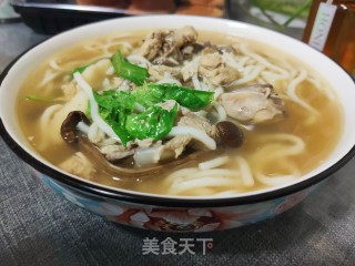 香菇鸡汤面的做法步骤：9