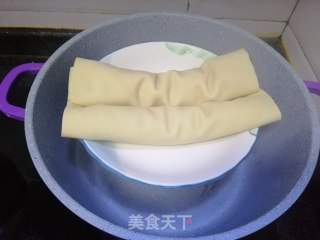 素菜豆皮卷的做法步骤：8