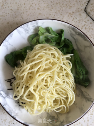 牛肉白菜拌面的做法步骤：4