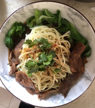 牛肉白菜拌面的做法步骤：5