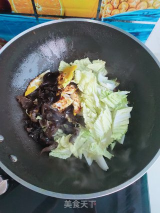 白菜烧荷包蛋的做法步骤：6