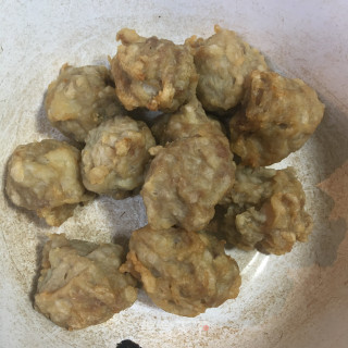白菜豆腐烧肉圆的做法步骤：2