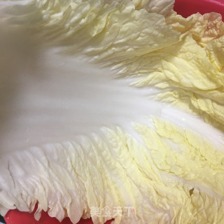 白菜豆腐烧肉圆的做法步骤：3