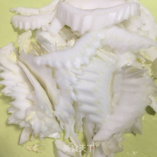 白菜豆腐烧肉圆的做法步骤：4