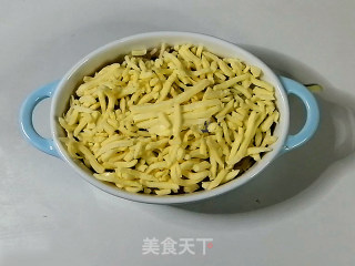 微波炉腊肠奶酪焗饭的做法步骤：7