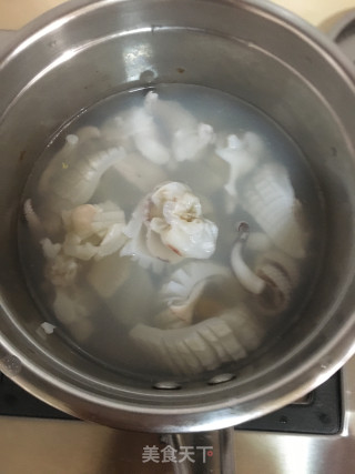白灼墨鱼的做法步骤：6