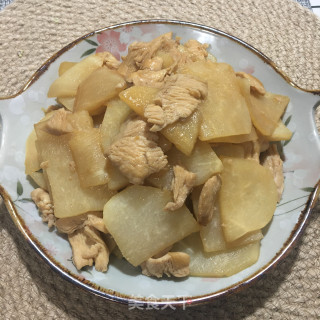 鸡胸肉炒凉薯的做法步骤：8