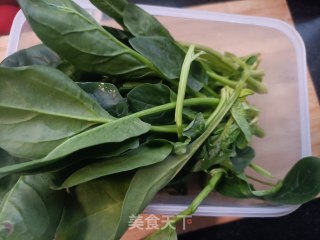 双仁菠菜的做法步骤：1