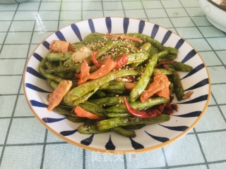 干煸四季豆的做法步骤：12