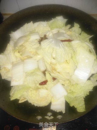 白菜炖粉条的做法步骤：9