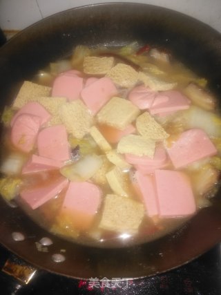白菜炖粉条的做法步骤：11