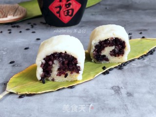 山药黑米卷的做法步骤：12
