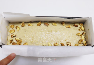 复刻星巴克，免打发香蕉核桃蛋糕~的做法步骤：13