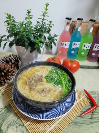 牛肉榨菜汤米粉的做法步骤：8