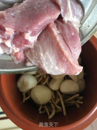 鱼腥草炖猪腱肉的做法步骤：6