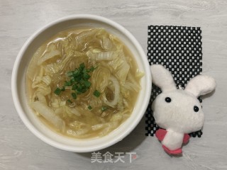 酸汤白菜粉丝汤的做法步骤：10