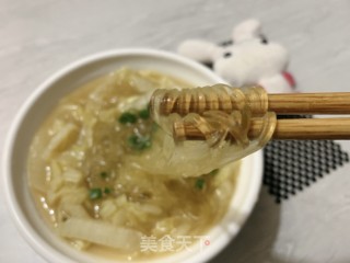 酸汤白菜粉丝汤的做法步骤：11