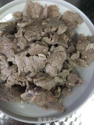 黄瓜炒肉片的做法步骤：6