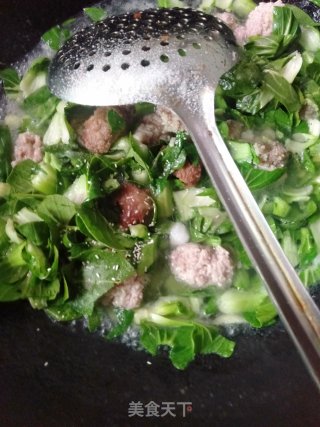 双色肉丸汤的做法步骤：12
