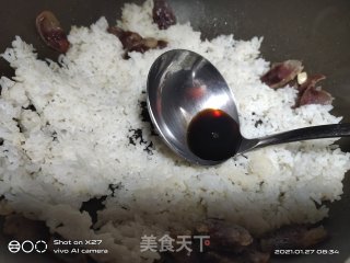 香肠炒饭的做法步骤：3