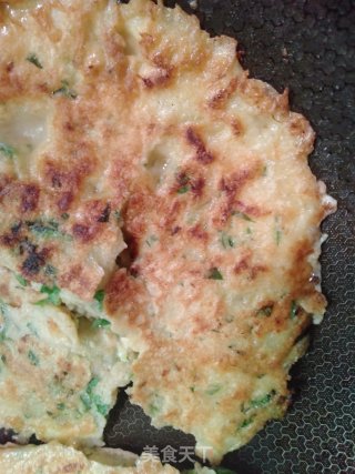 青菜饼的做法步骤：10