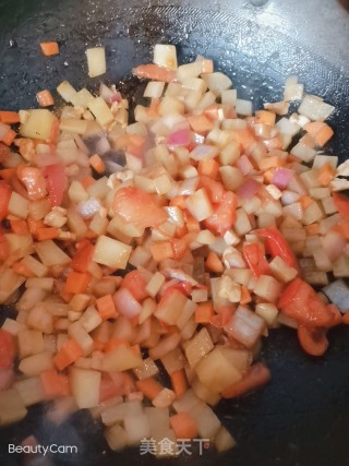土豆丁打卤的做法步骤：6