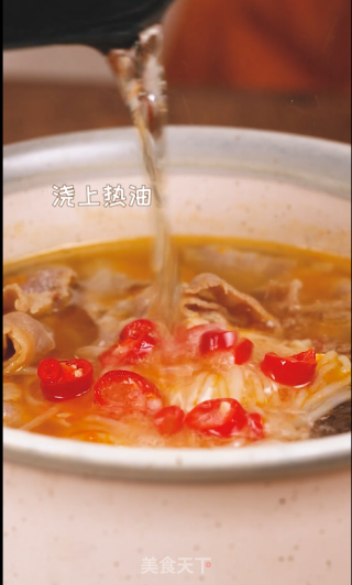 酸汤肥牛的做法步骤：8