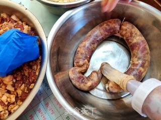 广味腊肠焖饭的做法步骤：3