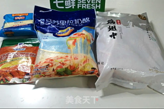 翅包奶酪的做法步骤：1