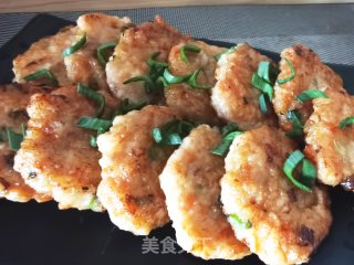 香煎虾饼的做法步骤：13