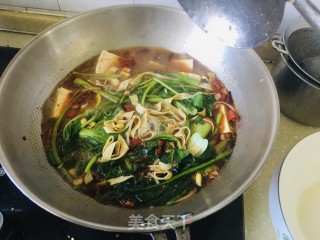 白菜冒菜的做法步骤：4