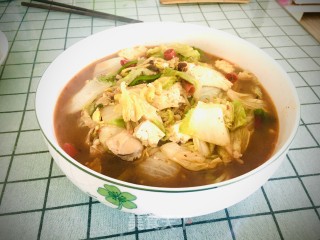 白菜冒菜的做法步骤：7