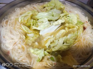 香肠青菜面的做法步骤：3