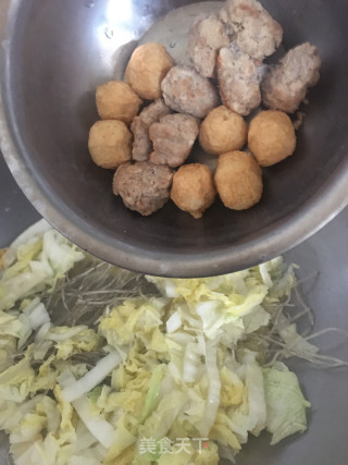 双丸白菜汤的做法步骤：4