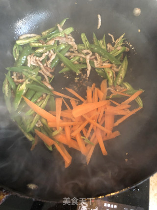 青椒肉丝的做法步骤：5