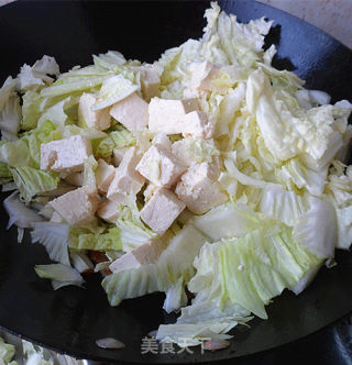 白菜——大白菜炖豆腐的做法步骤：6