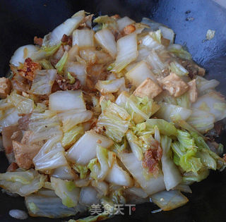 白菜——大白菜炖豆腐的做法步骤：8
