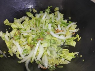 娃娃菜海鲜粥的做法步骤：6