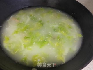 娃娃菜海鲜粥的做法步骤：10
