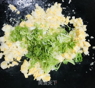 沙巴鱼柳炒鸡蛋饭的做法步骤：7