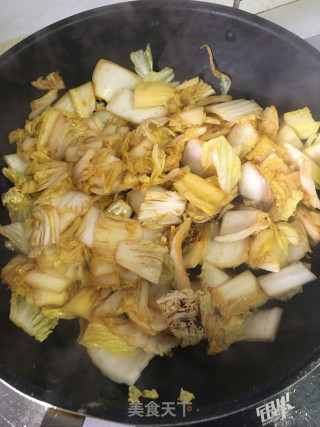 白菜烧蛋饺的做法步骤：6