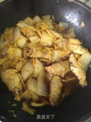 白菜烧蛋饺的做法步骤：8