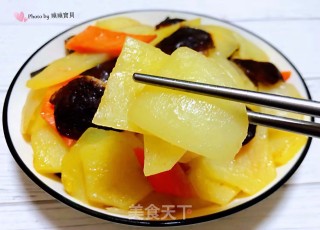 洋葱香菇胡萝卜炒土豆片的做法步骤：14