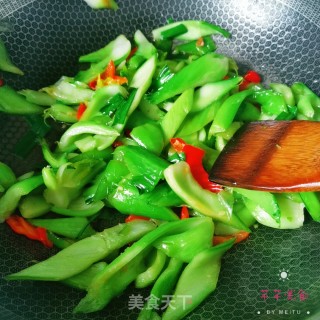 素炒白菜梗的做法步骤：5