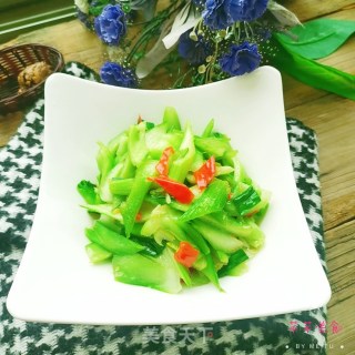 素炒白菜梗的做法步骤：7