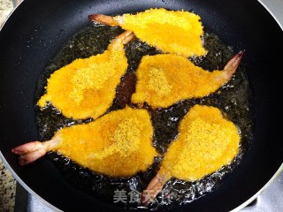 香酥炸虾排的做法步骤：8